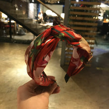 Load image into Gallery viewer, Knot Cross Tie Solid 1 PC Fashion Hair Band Hairband Knitted rib Girls Bow Hoop Hair Accessories Velvet Twist Headband