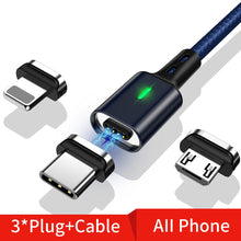 Load image into Gallery viewer, Twitch T03 Magnetic Cable Micro usb Type C Magnetic Usb Charging Cable Microusb Type-C Magnet Charger Wire usb c For iphone 11