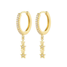 Load image into Gallery viewer, fashion cubic zircon Cute Butterfly Earrings Personality Butterfly hoop Earrings For Women Girls Korean Jewelery 2020