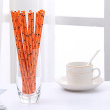 Load image into Gallery viewer, Halloween Decoration Supplies Tablecloths Straws Paper Plates Paper Cups Halloween Party Supplies Halloween Door Falg HY1