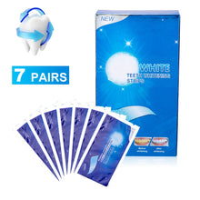 Load image into Gallery viewer, 28Pcs/14Pairs Advanced Teeth Whitening Strips Stain Removal for Oral Hygiene Clean Double Elastic Dental Bleaching Strip