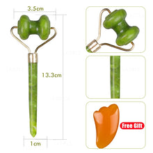 Load image into Gallery viewer, Massager For Face Jade Roller Facial Skin Care Tools Natural Gouache Scraper Body Back Beauty Slimming Massagers Lift Tools