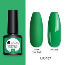 Load image into Gallery viewer, UR SUGAR 7.5ml Matte Nail Gel Polish Purple Series Hybrid Varnish Nail Art Semi Permanent UV Gel Varnish Soak Off Matte Top Coat