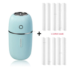 Load image into Gallery viewer, M Humidifier 300ML Ultrasonic USB Aroma Essential Oil Diffuser Romantic Color Night Lamp Mist Maker Humidificador Portable
