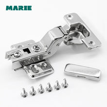 Load image into Gallery viewer, HH103-C Cabinet Hinge Soft Close Kitchen Full Overlay Concealed Hydraulic Furniture Cupboard Door Hinge