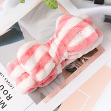 Load image into Gallery viewer, 2020 New Letter OMG Headbands for Women Girls Bow Wash Face Turban Makeup Elastic Hair Bands Coral Fleece Hair Accessories