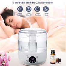 Load image into Gallery viewer, 3000ML Home Double sprays Smart Air Humidifier Remote Control Mister Office Essential Oil Aroma Diffuser Timing Mist Adjustable