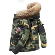 Load image into Gallery viewer, 90%Down Jackets Men Winter Jacket Men Fashion Thick Warm Parkas Fur White Duck Down Coats Casual Man Waterproof Down Jackets 165