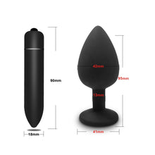 Load image into Gallery viewer, Soft Silicone Anal Butt Plug Prostate Massager Adult Gay Products Anal Plug Mini Erotic Bullet Vibrator Sex Toys for Women Men