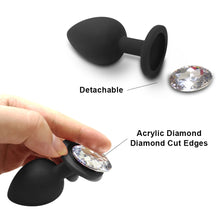 Load image into Gallery viewer, Soft Silicone Anal Butt Plug Prostate Massager Adult Gay Products Anal Plug Mini Erotic Bullet Vibrator Sex Toys for Women Men