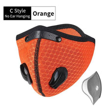 Load image into Gallery viewer, WEST BIKING Cycling Face Mask Sport Training Mask PM2.5 Anti-pollution Running Mask Activated Carbon Filter Washable Mask