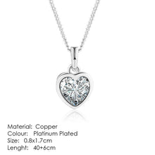 Load image into Gallery viewer, Aesthetic Charm Pendant Necklaces For Women Shine Zircon Choker Collar Chain On The Neck Jewellry Wedding Fashion Jewelry N426