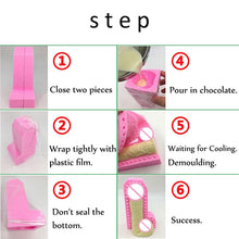 Load image into Gallery viewer, Male Sexy Penis Shape Silicone Soap Molds Form For Chocolate Resin Gypsum Ice Candle Birthday Party Cake Decoration Dick Adult
