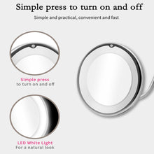 Load image into Gallery viewer, Dropshipping LED Mirror Flexible Makeup Mirror with Led Light Vanity Mirrors 10X Magnifying Mirrors Light Cosmetic Miroir