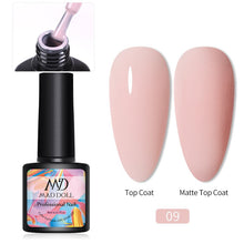 Load image into Gallery viewer, MAD DOLL 8ml 60 Colors Gel Nail Polish Nail Color Nail Gel varnish Soak Off UV Gel Varnish Base Coat No Wipe Top Coat