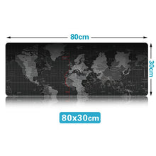 Load image into Gallery viewer, Gaming Mouse Pad Old World Map Graffiti Extra Large Size Gaming Mousepad Anti-slip Natural Rubber Mice Pad Desk Keyboard Pad
