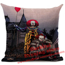 Load image into Gallery viewer, Halloween Horror Cushion Cover Chucky Annabelle Scream Clown Printed Throw Pillows Living Room Halloween Decorative Pillow Case