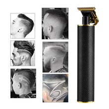 Load image into Gallery viewer, Electric Hair Clipper Rechargeable Beard Trimmer for Men Kids Barber Hair Cutting Machine Razor Cordless 0mm T-blade Cutter 45