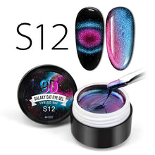 Load image into Gallery viewer, Venalisa 9D Gel Varnish Cat Eye Magic Chameleon Gel Varnish Nail Manicure Galaxy Starry Magnetic Multicolor 5ml Nail Gel Polish
