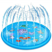 Load image into Gallery viewer, 170cm Inflatable Spray Water Cushion Summer Kids Play Water Mat Lawn Games Pad Sprinkler Play Toys Outdoor Tub Swiming Pool