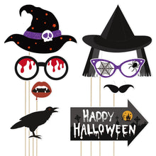 Load image into Gallery viewer, Amosfun 20PCS Halloween Party Photo Booth Accessory Camera Film Shooting Props Creative Party Supplies A5