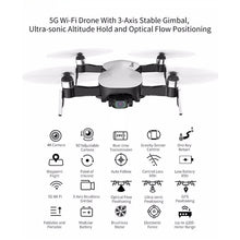 Load image into Gallery viewer, Eachine EX4 RC Quadcopter Drone Helicopter with 4K Professional HD Camera 5G WIFI FPV GPS Mode 3 Axis Stable Gimbal RTF Toys