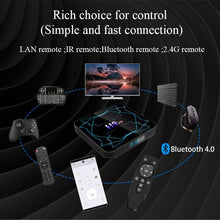 Load image into Gallery viewer, Android 9.0 TV BOX Amlogic S905X3 8K H.265 Media Player 3D Video 2.4G&5.8G wifi 4GB RAM 32GB 64GB Set Top Box