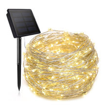Load image into Gallery viewer, solar lamp led outdoor 7m/32m led fairy lights holiday christmas garlands solar garden party waterproof lights LED String Lights