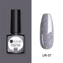 Load image into Gallery viewer, UR SUGAR Nude Glitter Gel Nail Polish Varnish Pink Rose Gold Shimmer Soak Off UV LED Nails Gel varnish 7.5ml