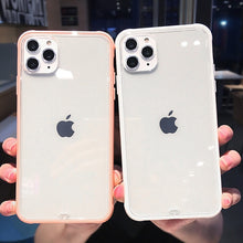 Load image into Gallery viewer, Lovebay Shockproof Bumper Transparent Silicone Phone Case For iPhone 11 Pro SE 2020 X XR XS Max 8 7 6S Plus Clear Soft TPU Cover