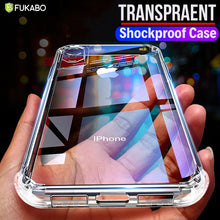 Load image into Gallery viewer, Luxury Transparent Shockproof Case For iPhone 11 Pro X Xr Xs Max Soft Silicone Case iPhone 6 6s 7 8 Plus 5 5S SE 2020 Back Cover