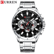 Load image into Gallery viewer, CURREN Wrist Watch Men Waterproof Chronograph Military Army Stainless Steel Male Clock Top Brand Luxury Man Sport Watches 8363