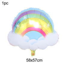 Load image into Gallery viewer, 1set Pink Donut Lip Ice Cream Popcorn Candy Foil Balloon Baby Shower Happy Birthday Decoration Balloon Boy Girl Cute Kid Toy