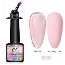 Load image into Gallery viewer, MAD DOLL 8ml 60 Colors Gel Nail Polish Nail Color Nail Gel varnish Soak Off UV Gel Varnish Base Coat No Wipe Top Coat