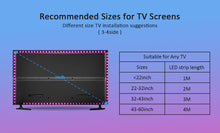 Load image into Gallery viewer, ColorRGB, TV Backlight , USB Powered LED strip light ,RGB5050 For 24 Inch-60 Inch TV,Mirror,PC, APP Control Bias