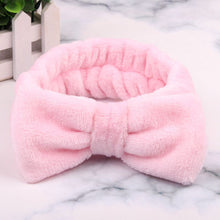 Load image into Gallery viewer, Hot Sale Women Headbands omg Makeup Headband for Washing Elastic Velvet Bow Head Wrap Coral Fleece Fashion Girl Hair Accessories