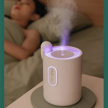 Load image into Gallery viewer, 330ML Mini Cactus Air Humidifier 2000mAh Rechargeable Battery USB Portable Ultrasonic Cool Mist Aroma Essential Oil Diffuser