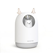 Load image into Gallery viewer, Home Appliances USB Humidifier 300ml Cute Pet Ultrasonic Cool Mist Aroma Air Oil Diffuser Romantic Color LED Lamp Humidificador