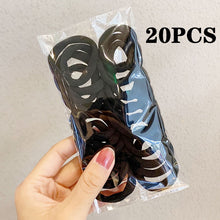 Load image into Gallery viewer, 50/100PCS/Set Women Girls 4CM Colorful Nylon Elastic Hair Bands Ponytail Holder Rubber Bands Scrunchie Headband Hair Accessories