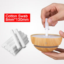 Load image into Gallery viewer, 8mm*130mm Humidifiers Filters Cotton Swab for USB Aroma Essential Oil Diffuser Ultrasonic Cool Mist Humidifier for Office Home