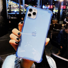 Load image into Gallery viewer, Lovebay Shockproof Bumper Transparent Silicone Phone Case For iPhone 11 Pro 7 8 6S Plus SE 2020 X XR XS Max TPU Protection Cover