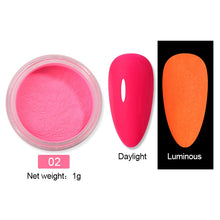 Load image into Gallery viewer, 1Box Sugar Nail Powder Glitter Nail Dust Powder Laser Gradient Nail Pigment Coloful Glitter Nail Art Decoration Accessories