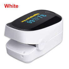 Load image into Gallery viewer, Finger Pulse Fingertip Oled Oximeter SPO2 PR PI RR Blood Oxygen Respiratory Rate Oximetro De Pulsioximetro Dedo with case