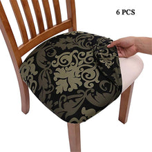 Load image into Gallery viewer, 6pc Chair Covers Spandex Elastic Chair Protector Slipcover Christmas Decoration Seat Covers for Computer Chair slipcovers#G7