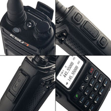 Load image into Gallery viewer, KSUN Walkie Talkie Dual Band Handheld Two Way Ham Radio Communicator HF Transceiver Amateur Handy Walkie-talkie