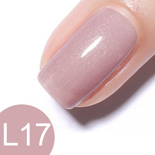 Load image into Gallery viewer, GDCOCO New Arrival Jelly Gel Nude Color Nail Gel Polish Glitter Color Transparent Clear Nail Varnish Soak off UV LED Gel Varnish