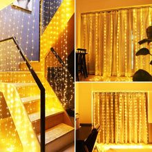 Load image into Gallery viewer, Curtain Fairy String Light LED Christmas Decorations for Home Garland Xmas Light Christmas New Year 2021 Navidad Ornament Gift