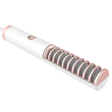 Load image into Gallery viewer, LisaPro 2019 New Arrival Mini Hair Straightener Brush Beard Comb Flat Iron Styler Mini hair styling tool little comb for straigh