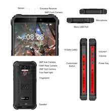 Load image into Gallery viewer, OUKITEL WP5 Pro IP68 Waterproof Smartphone 8000mAh Android 10 Triple Camera Face/Fingerprint ID 5.5 Inches 4GB 64GB Mobile Phone