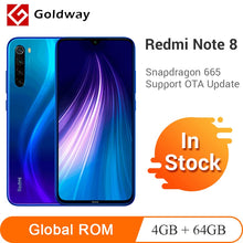 Load image into Gallery viewer, Global ROM Xiaomi Redmi Note 8 4GB 64GB Smartphone Snapdragon 665 Octa Core 48MP Quad Rear Camera 6.3" Screen 4000mAh